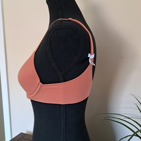 Aerie Real Free Bra 32B Women's Full Coverage Bra Light Brown NWOT - Picture 2 of 9